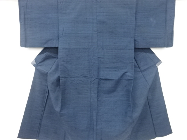 JAPANESE KIMONO / ANTIQUE MENS ENSEMBLE KIMONO / TSUMUGI